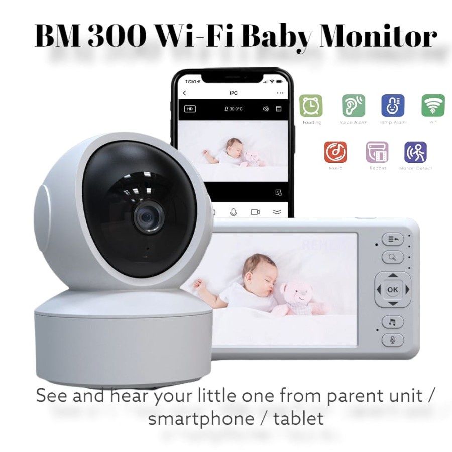KURU BM300 Smart Baby Monitor
